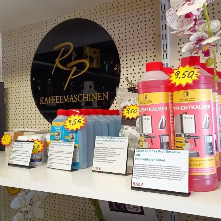 Wir haben jetzt auch Zubehör Refurbished Kaffeemaschinen Pflege und Reinigung